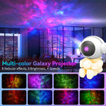 LinkMejor Astronaut Starry Sky Projection Lamp Starry Sky Atmosphere Night Light Astronaut Nebula Projector Lamp