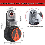 360°  Rotatable Drilling Dust Collector Electric Vacuum Suction Laser Level Double Line Horizontal Built-in Rechargeable Lithium Battery Precise Alignment Dust-Free Drilling Tool
