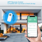 TH13 Tuya WiFi Temperature & Humidity Sensor with LCD Digital Display Indoor Hygrometer Thermometer Smart Home Remote Monitor Voice with Alexa Google Home Smart Life APP