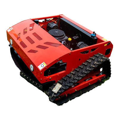 HT1000A Remote Control Lawn Mower 1000mm Cutting Width 45 Degree Slope Capability 680m Control Range Electric Start Engine
