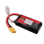 LinkMejor 2S 7.4V 1800mAh 120C 13.32Wh LiPo Battery XT60 Plug for RC Drone