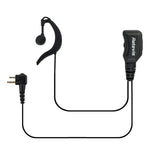 Retevis EEM001 Walkie Talkie Earhook Adjustable Volume M-type Double Pin Compatible with Motorola GP2000 GP300 GP68 GP88