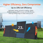 Blackview Oscal Powermax 3600 SE PM3600SE Rugged Power Station+2*PM200 Pro Solar Panel Kit Power Station 3600W 14 Versatile Outlets with 14 Outlets LiFePO4 Cells 6 * LED Light Modes Power Backup for Emergency Communication Camping House Trolling