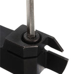 LinkMejor 1616-2 16*16*100mm Lathe Turning Tool Holder With 4pcs MGMN200 Insert