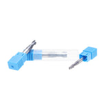 LinkMejor 1-10mm HRC55 TiAlN 2 Flutes End Mill Cutter Tungsten Carbide Milling Cutter CNC Tool