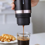 Bincoo Portable Coffee Machine Electric Cordless Espresso Machine Coffee Maker 1800mAh Battery for Car Travel Camping Outdoor Sport