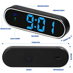 Car Head Up Display GPS Digital Speedometer with Color LED Display Clock Compass Function Over Speeding Alarm for Car Truck SUV RV