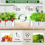 LinkMejor Plant Growth Light Smart Hydroponic Plant Machine Full Spectrum Indoor Fruit and Vegetable Planting Cultivator Ornamental Decoration