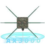 LinkMejor AX3000 WiFi6 Wireless Outdoor Router 2.4G/5G Dual Band Long Range Mesh WiFi Extender with PoE 6x7dBi High-gain Antennas IP67 Waterproof Repeater