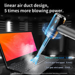 50000RPM Portable Suction Machine Dust Blower for Car Indoor Office Blowing Suction Integrated Handheld Air Pump High-Power Computer Case Keyboard Cordless Dust Blower