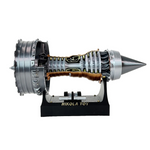 LinkMejor Small Size 24cm TR900 Turbofan Engine Model Decoration Science Discovery Toys