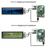 Raspberry Pi Compatible 8.8 Inch High Definition Multimedia Interface Touch Screen Display 480x1920 IPS Panel USB Type-C  Wide Viewing Angle Gaming Monitor