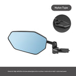 LinkMejor Bicycle Rearview Mirror 360° Adjustable Anti-glare HD MTB Handlebar Reflective Mirror for Riding Safety