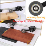 Woodworking Multi-purpose Feather Loc Board Saw Table Pressing Feeder Guider One Way Bearing Roller Feeder Safety Pushing Tools