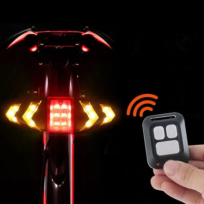 Wireless Rear Lamp Smart Bike Taillight Remote Turn Signal Lights Bicycle LED Taillight Easily Installation Personal Bicycle Part