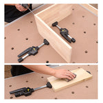Wnew 2PCS/4PCS MFT Table Clamps Bench Dog Clamps Quick Ratchet Release Speed Squeeze Woodworking Clamp for Workbench 20mm Dog Hole