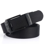 LinkMejor 120cm Men Tactical Belt Quick Release Outdoor Military Metal Belt Soft Wear-resistant Nylon Sports Ratchet Belt