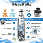IPRee 750ml Water Bottle with Compartment Portable Water Bottle Pill Organizer Can Safe Hiding Spot for Money Bonus Key Ring Box