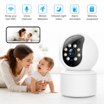 K12 Smart Indoor WiFi PTZ Camera 1080P Full HD 360° Color Night Vision Motion Two Way Audio Wireless Security Camera for Home Pet Monitor Baby Surveillance