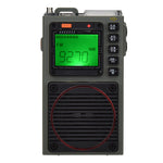 Hanrongda HRD-787 AM/FM/SW/WB Portable Radio Full Band Radio bluetooth Music Player TF Card Input Built-in Flashlight SOS Alarm Elderly Walkman Plug and Play