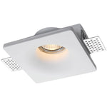 Elfeland GU10 Recessed Gypsum Downlight Anti-Glare Round/ Square LED Spotlight for Living Room Bedroom Home Lighting