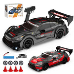 LinkMejor 8601 8602 RTR 1/24 2.4G 4WD 30km/h Drift RC Car GTR High Speed Racing LED Light On-Road Vehicles Models Toys