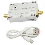 LinkMejor 10MHZ-6GHz High Flatness Receiver Amplifier 10DB 20DB 30DB 40DB RF Drive for Drone Radio FM Hackrf One Image
