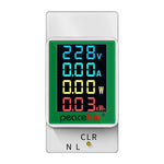 Peacefair® PZEM-008 Din Rail Electricity Digital Power Energy Meter Watt Kwh Wattmeter Monitor Ammeter Voltmeter AC 50-300V 100A