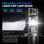LinkMejor A500-N99 Series 2PCS 24000LM LED Car Headlights IP68 Waterproof 100W 6500K Car LED Headlamps High Brightness