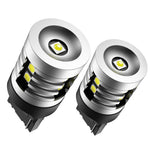 LinkMejor J1 7440 12V 8.5W 1000LM 3030SMD 6500K White LED License Plate Car Reverse Light Plug And Play
