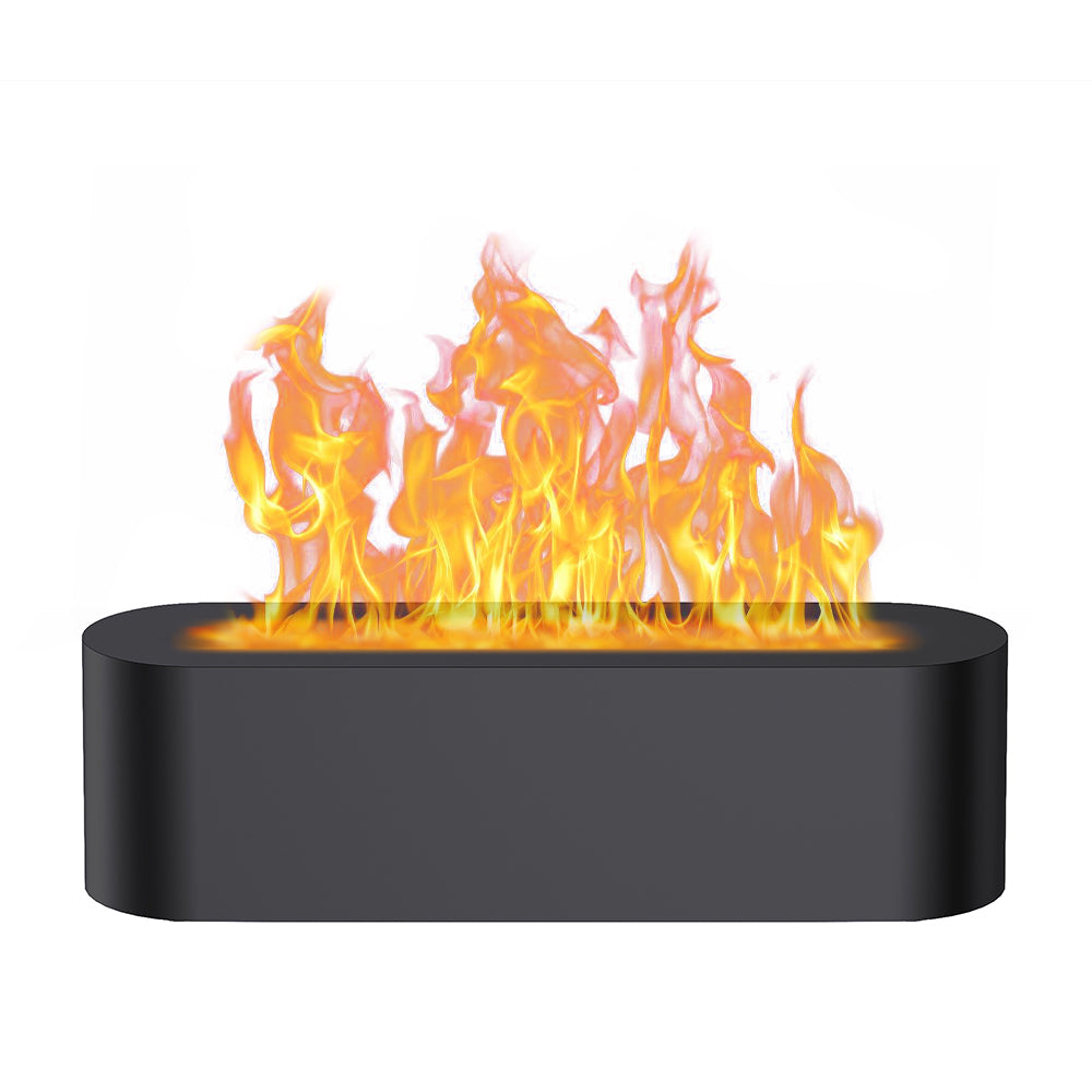 Aroma Diffuser Desktop Colorful Simulation Flame Machine Aromatherapy Humidifier Lamp Led Essential Oil Flame Lamp Difusor