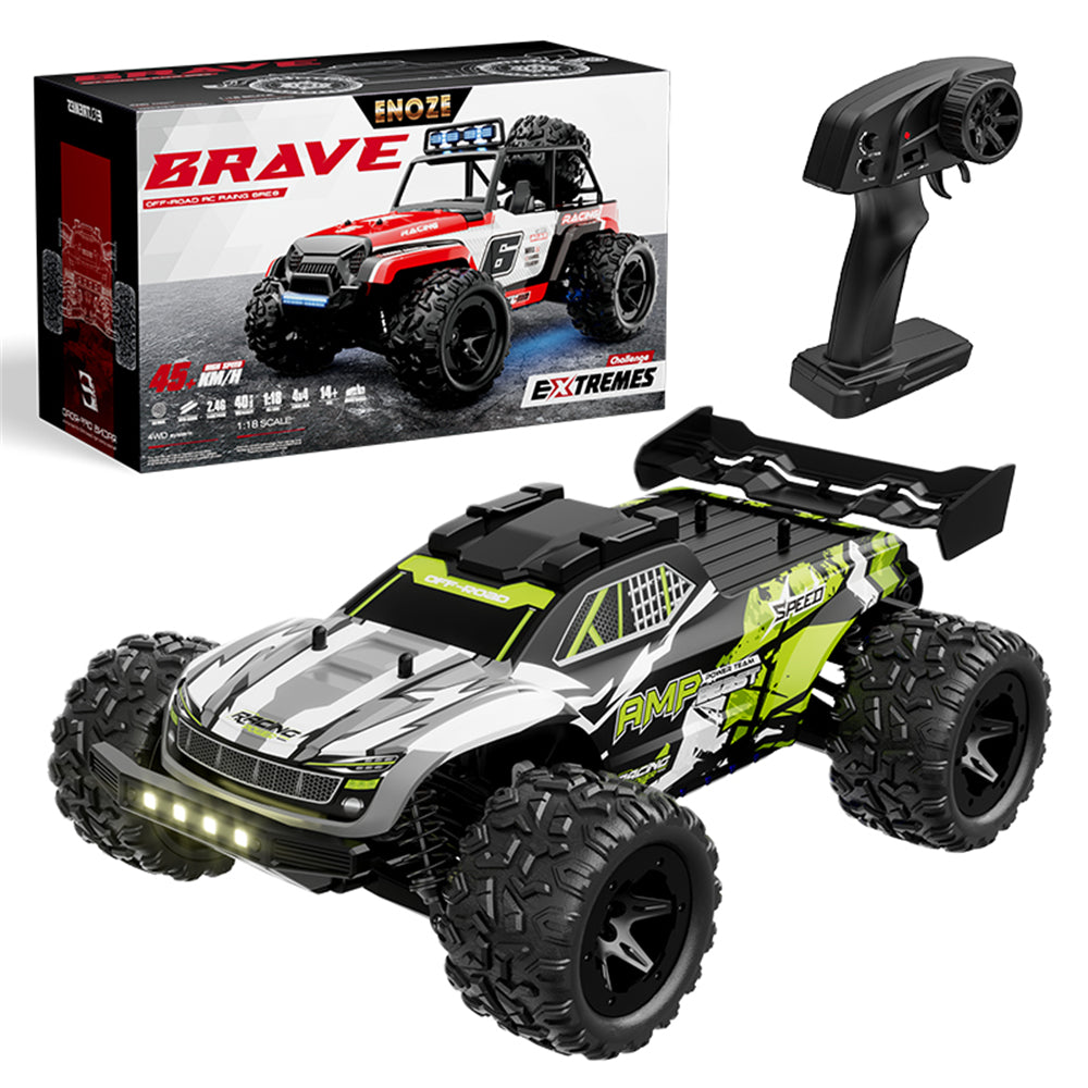 LinkMejor 9312E 1/18 2.4G 4WD Off-road RC Car RTR Cool Light Proportional Control Vehicles Models Toys