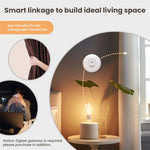 LinkMejor Tuya Zigbe Smart Light Sensor Illuminance Brightness Detection Home Lighting Automation Smart Home Detector APP Control