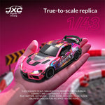 LinkMejor SP4301 Official Licensed for Supra RTR 1/43 2.4G 4WD Drift RC Car with Gyro Full Proportional Remote Control Mini Race LED Light High-Speed Motor On-Road Racing Vehicle Model Boys Gifts Toys