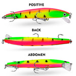 LinkMejor 10 Pcs 95mm 8.5g Fishing Lure Set Mini Fishing Hard Bait Minnow Floating Swing Crankbait Crazy Wobblers Crank Lures