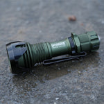 Manker 430 Meters EDC Pocket Tactical Flashlight 14500 Battery Long Range 635 Lumens Rechargeable Mini LED Torch for Camping Lantern Fishing Outdoor
