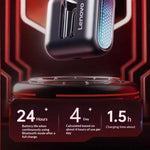 Lenovo EA189 TWS Earbuds Wireless bluetooth Earphone 12mm Unit 45ms Low Delay Semi-in-ear Sports Headphones