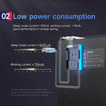 Ternary Lithium Battery Protection H-type 3S-16S 40A60A Li-ion 4.2V Portable Mobile Power Solar with Balance+Bluetooth+RS485+CAN Street Light Battery Protection Board