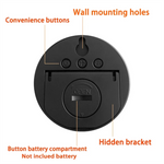 Thin Magnetic Digital LED Wall Clock with Large LCD Display Date Temperature Humidity USB Powered Compact Design for Home Office Wall or Desk Decoration