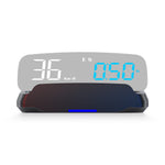 C7 HUD Car Head-Up Display GPS Speedometer Compass Driving Distance Speed Time Driving Time Date Altitude Number Of Compass Overspeed Alarm Fatigue Driving Satellites Reminder