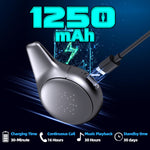 Beebest BE700 Helmet Intercom Bluetooth Headset 16-Rider Powerful Intercom Voice Control AI Noise Reduction 1250mAh Long Battery Fast Charging IP67 Waterproof for Safety Long Range Communication