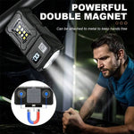 Mini Portable Keychain Light With Rotatable Head, Magnetic Base, Ideal For Repairing, Camping, Emergency, And Night Use