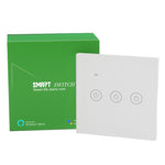 EWELINK WiFi bluetooth Smart Switch 1/2/3 Gang Touch Access Panel Switch Voice Control with Alexa Google Assistant eWeLink APP