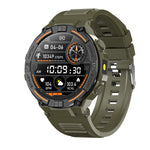 HW50 1.6inch HD Screen LED Flashlight bluetooth Call Heart Rate Blood Pressure Blood Oxygen Monitor Sleep Monitoring Multi-sport Modes Music Playback IP67 Waterproof Smart Watch