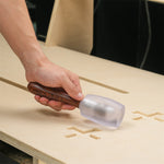 LinkMejor Polycarbonate Woodworking Mallet Non-Marring Dead-Blow Buffer Hammer for Furniture Assembly Chiseling