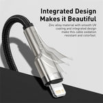 Baseus Cafule PD 20W Type-C To iP Cable Fast Charging Metal Data Cable For iPhone 11 12 13 14 14 Plus 14 Pro Max for iPad