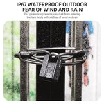 LinkMejor J916 Smart Bluetooth Fingerprint Padlock APP TT Electronic Lock IP67 Waterproof for Home Office Luggage and Outdoor Security