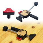 LinkMejor 19mm 20mm MFT Workbench Woodworking Clamps Set with 2 PCS Clamps and 2 PCS Bench Dogs for for 3/4 Inch 19mm Workbench Dog Hole