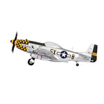 LinkMejor P-51 MUSTANG 750mm Wingspan EPO RC Airplane Fighter Fixed Wing PNP