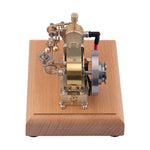 LinkMejor M20 1.6cc Mini Horizontal ICE Single Cylinder 4-Stroke Single Cylinder Gasoline Hit & Miss Internal Combustion Engine Model with Speed Limiter M20